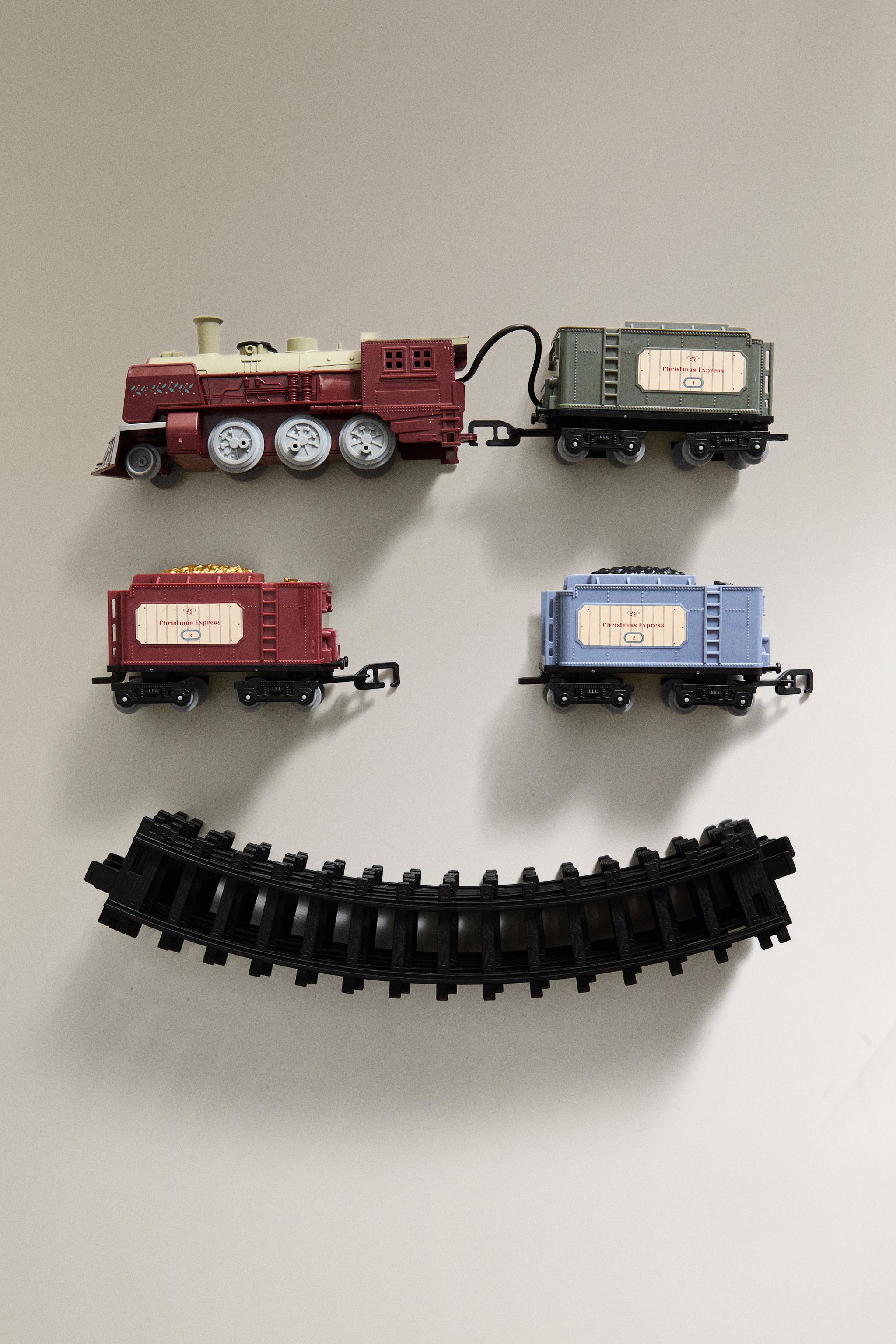 ENSEMBLE JOUET ENFANT TRAIN À VAPEUR NOËL